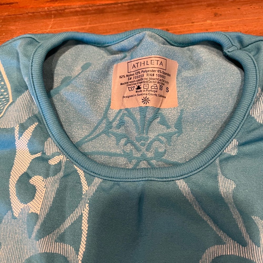 Athleta Blue and White Tank and Skort (Small) - Picture 2 of 3
